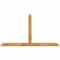 Ekena Millwork Portland Rough Sawn Timber Gable Bracket, Western Red Cedar, 72"W x 39"H x 2"D x 4"F, 13/12 Pitch GBW072X39X0204POR00RWR - alternate 1